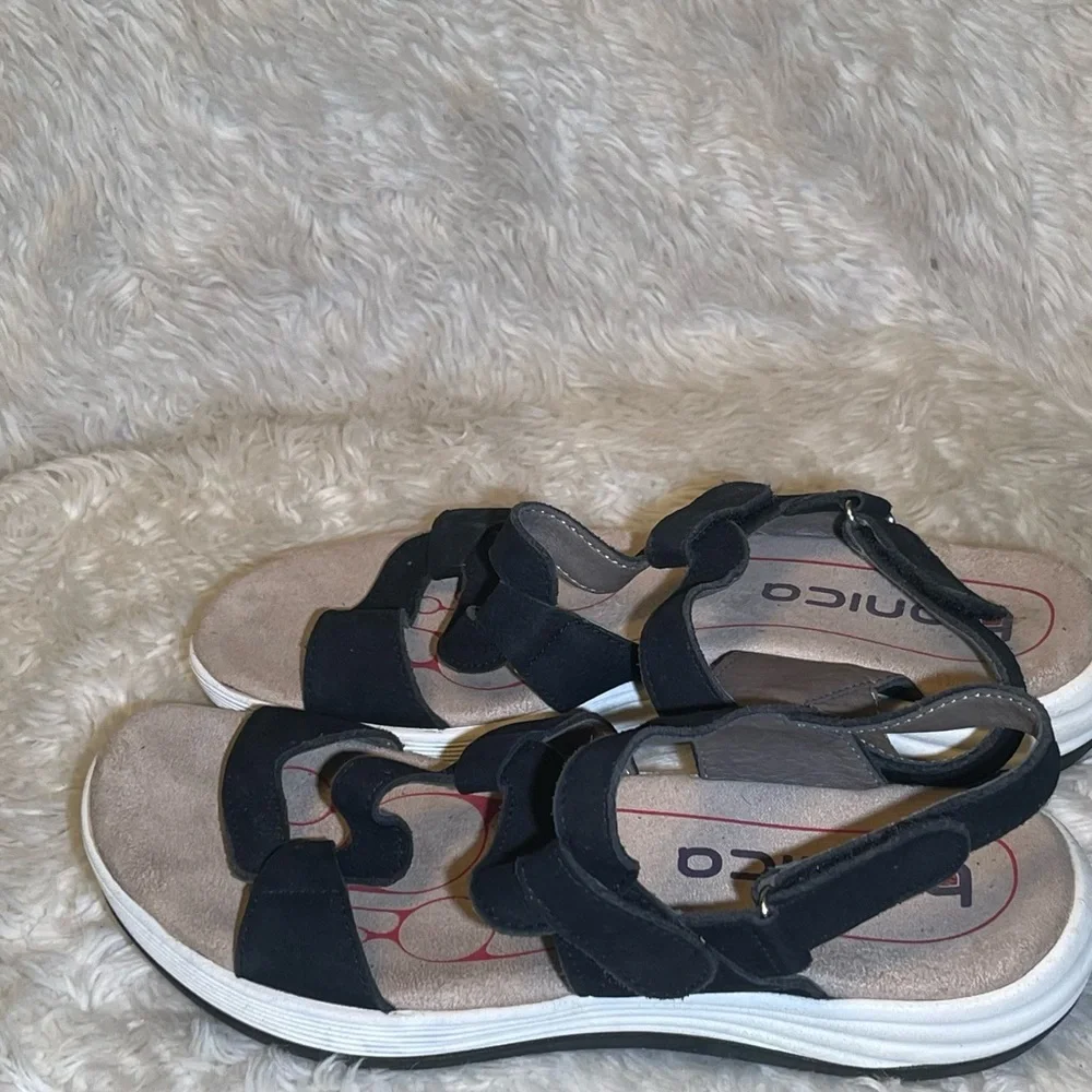 Bionica Black womens  Strappy Sandals size 7.5